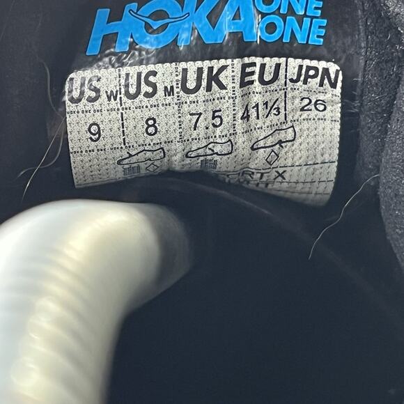 HOKA ONE ONE Woman’s Transport X Black White Running Shoes Size 9 - Picture 5 of 10